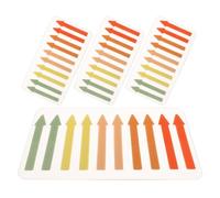 4 Sheets PET Small Sticky Tabs Page Markers for Reading and Study