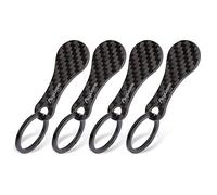 4 Shopping Trolley Removers Made of Unbreakable Carbon | Shopping Trolley Key Fob for Front Loader Shopping Trolley | Removable Shopping Trolley Token Keyring