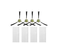 4 Side Brushes + 4 Vacuum Filter Compatible For Lefant M210 210B 213 Series N1 Robot Vacuum Cleaner