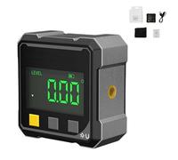 4-Side Magnetic Digital Angle Finder with Backlight LCD Display, Cube Inclinometer,Table Saw Miter Protractor, Woodworking Measuring Tool (1pcs)