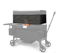 4-sided Breathable Stroller Sunshade With Adjustable Hood, Fit Mesh Cover For Baby Carriage, Black Sun Shield For Outdoor Use, 102x13 Inch(118 * 13inches)