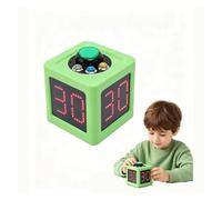 4-Sided Electronic Race Timer - Poker Countdown Stopwatch With 1.4" HD Screen, 5 Brightness Levels. Large Digits & 10M Long View Range For Chess & Board Games(Green)