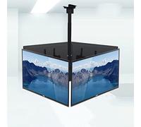 4 Sides Tv Ceiling Mount Bracket,Adjustable Tilt & Swivel Tv Ceiling Mount,LCD Tv 360 Degree Rotating Frame,for 32-65 Inch Tvs,Support 4 Screens,32,65In Tv