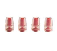 4 Silicone Bite Replacements for Outdoor Water Bags, Ideal for Cycling, Hiking, and Running Activities (red)