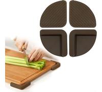4 Silicone Mats to Stabilize For Chopping Boards on Level Indoor Surfaces During Routine Kitchen Activities
