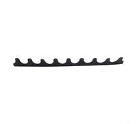 4 Silicone Stove Gap Covers for Kitchen Appliances to Seal Gaps and Protect Against Spills and Dust in the Space Between Stove and Countertop (Black)