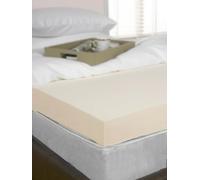 4" Single Bed Size Memory Foam Mattress Topper, Visco, Orthopaedic, 3ft (91cm x 190cm) 10cm Deep By Littens