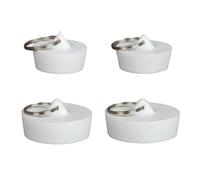 4 Sink Plugs, Dustproof And Leak-Proof, Suitable For Bathroom, Kitchen, Sewer, Drain, Durable Material, Non-Toxic And Odorless (4 Sizes)