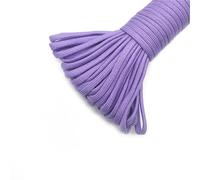 4 Size 4mm 7 Stand Cores Paracord For Survival Parachute Cord Lanyard Camping Climbing Camping Rope Hiking Clothesline(Purple,10m)