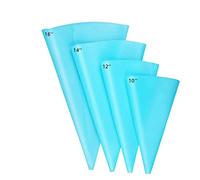 4 Size Silicone Pastry Icing Piping Cream Bags DIY Reusable Cake Decorating Tool
