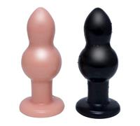 4 Sizes Huge Anal Sex Toys Large Butt Plug Dilator Prostata Massager for Men Woman Gay Adult Anus Stimulator Big Anal Beads Brown XL