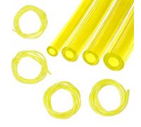 4 Sizes Strimmer Fuel Pipe,Petrol Fuel Hose Tubes,Yellow Fuel Line Kit | Flexible Strimmer Line Hose,Mower Tube Kit,Universal Feed Tubing,Partsfuel Tube for Outdoor,Chainsaws,Lawn Mower,Small Engine