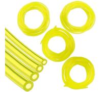 4 Sizes Strimmer Fuel Pipe,Universal Strimmer PartsFuel Line Hose Tube for Poulan Craftman Outdoor Chainsaws, Lawn Mowers, Snow Blowers, Water Pumps and Small Engines-Yellow