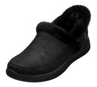 Skechers Women's Cozy Escape Slip-On Sneakers, Black Performtex/Faux Fur, 4 UK