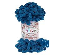 4 skn/Ball Alize Puffy Baby Big Loop Blanket Yarn 100% Micropolyester Soft Yarn 400gr 39.3 yds (637)