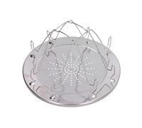 4-Slice Foldable Camping Toaster Rack - Stainless Steel Portable Toaster Holder for Propane Stove | Folding Bread Toast Rack for BBQ, Hiking, Fishing & Outdoor Camping | Compact Backpacking