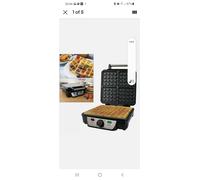 4-SLICE STAINLESS STEEL ELECTRIC NON STICK QUAD FOUR WAFFLE MAKER MAKING MACHINE