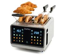 4 Slice Stainless Steel Toaster with Touchscreen & Independent Dual Controls