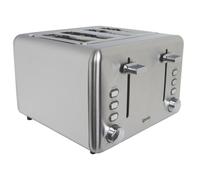 Igenix Ig3204, 4 Slice Toaster, Reheat Function, Slide Out Crumb Tray, Stainless Steel