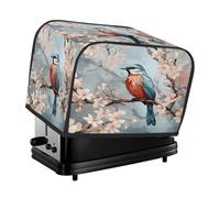 4 Slice Toaster Cover Cute Bird Cherry Blossom Small Appliance Toaster Dust Cover Kitchen Gifts