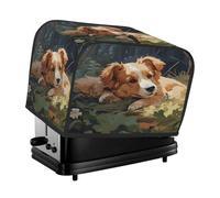 4 Slice Toaster Cover Little Dog Puppy Animal Small Appliance Toaster Dust Cover Kitchen Gifts