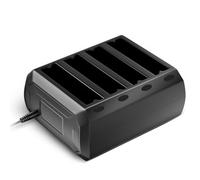 4-Slot Battery Charging Cradle Kit for Zebra TC51 TC52 TC56 TC57 TC510 TC52X TC520L Barcode Scanners | Compatible with BT-000314 Battery - Charger Station with Adapter SAC-TC51-4SCHG-01