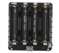 4 Slot Lithium Battery Holder Shield Case Battery Development Board with Overcharge Protection DC 5V for Mobile Power Supply and Battery Powered Devices PCB Material