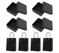 4 Small Gift Boxes and Bags - Jewelry and Bracelet Packaging Set
