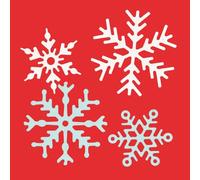 4 Snowflakes Metal Cutting Dies, Winter, Christmas, Card Making, Scrapbooking, Paper Crafts, D1