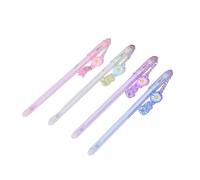 4-Soft Daisy Bear Pendant Gel Pen Cartoon Small Fresh Personalized Stationery-Magic Blue