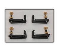 4 Soundman® Fine Tuners for 4/4 Viola (Colour: Black) 4 pcs