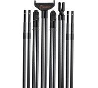 4 STABLE STICKS - Ultimate Carbon 100% Model - Stalking And Long-Range Shooting Stick - Optimal Stability -Dismountable/Adjustable - For Standing, Kneeling, And Sitting Shots - Ultra Light, Resistant