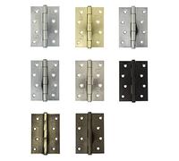 4" Steel ButtonTip Fire Door Butt Hinges 100mm Grade 7 CE Fir Door Hinges (Bright Zinc Plated, with Intumescent Pads? 30 Minute Fire Door)