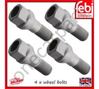 4 Steel Rim Wheel Bolts Febi 46678 Fits Citroen C1 Peugeot 107 108 Toyota Aygo