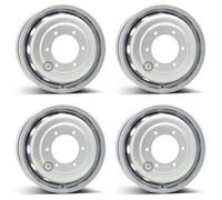 4 Steel wheels Alcar 5.0Jx16 Inch ET107 6x180 for Ford Transit Van Set of 4