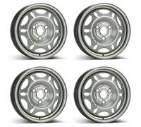 4 Steel wheels Alcar 5.5Jx15 Inch ET-1 3x112 for Smart Fortwo Set of 4