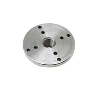 4" Steel Wood Lathe Chuck Face Plate, M33 X 3.5 / 1inch X 8TPI/ M18 X 2.5 Thread Flange Faceplate, Woodworking Turning Tools Accessories (Color : 1inch X 8TPI)