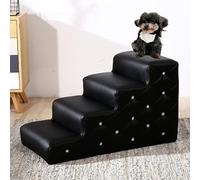 4-Step Animal Ramp Bed Ladder For Small Medium Large Dogs Cats Puppy Doggie Older Pets, Sponge Padded And Wood Frame(#2,68x40x40cm)