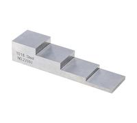 4 Step Ultrasonic Calibration Block 1018 Steel Applicable Ultrasonic Thickness Gauge Thickness 0.100/0.200/0.400/0.600 Calibration Blocks For Calipers Inches Set Ultrasonic Thickness Gauge 4 Step