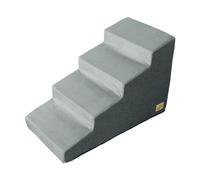 4 Steps High-Density Foam Dog Steps Ramp Stairs for High Bed