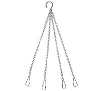 4-Strand Hanging Chain With Clips - 58cm/23" Extra Long Replacement for 16", 18" & 20" Flower Baskets - 2 Pack