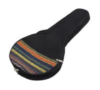 4 String , Banjo Organizer Carrying Gig Ethnic Style Cotton Banjo Storage Case with Adjustable Straps Instrument Accessory, 63.5 x 26.5 x 7.5cm / 25 x 10.4 x 3in