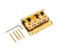 4 String Bass Guitar Bridge Adjustable String Bass Bridge Metal Texture 79.5x51.5MM Guitar Bridge For Professional