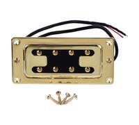 4 String Bass Pickup, Electric Guitar Parts, Gold Color - Durable Copper Steel, Clear Sound Quality, Easy Installation for Bass Guitar Enthusiasts