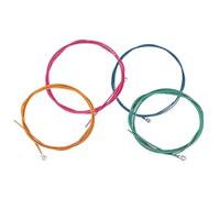 4 String Colorful Electric Bass Strings Set in Various Sizes (1.16mm, 1.44mm, 2.0mm, 2.54mm) Durable Instrument Accessory