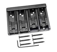 4 String Electric Bass Bridge For High End Saddle For Bass Guitar Guitar Replacement Acces Metal Tailpiece Electric Bridge Replacement Accessory