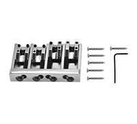4 String Electric Bass Bridge Hardtail 84mm Saddle Metal Tailpiece Bass Accessory for Mainstream Bass