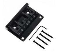 4 String Electric Bass Fixed Bridge Professional Bass Accessory Fixed Bridge Metal Texture Bass Guitar Part For Guitar