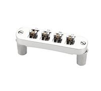 4 String Electric Guitar Bridge Metal Roller Saddles Guitar Bridge 15mm String Spacing Replacement Guitar Bridge Roller Saddles Guitar Bridge Tailpiece