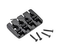 4 String Fixed Bass Bridge A Top Load Tailpiece With Screws & Wrench For Electric Bass Guitar Part Accessories Hardtail Bridge Guitar With Screws Chrome